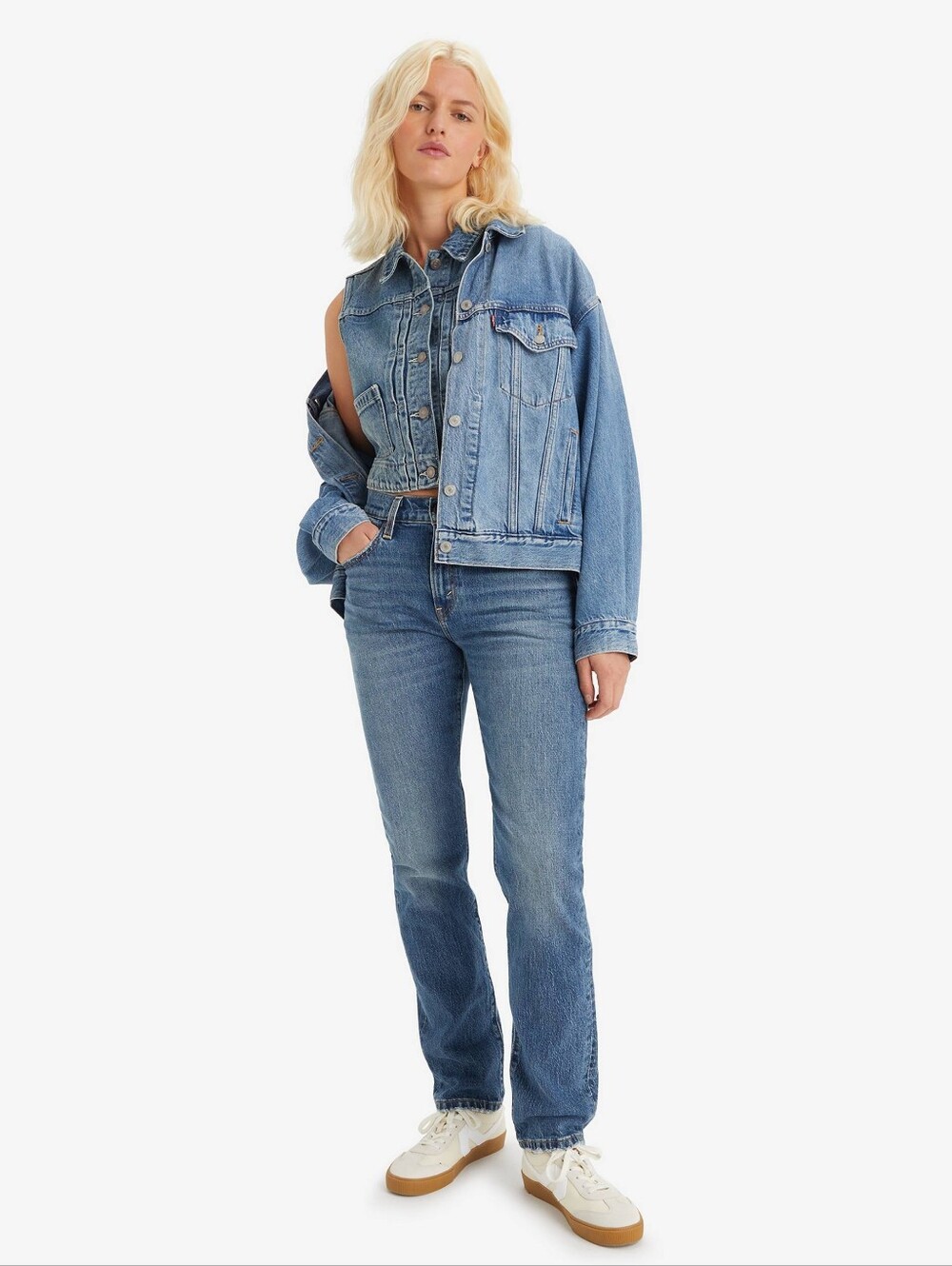 Levi's Premium Middy Straight Jeans - Picture 16 of 16